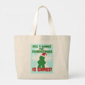Grand Tote Bag Games For Christmas Fun Holiday Joy Statement (Dos)