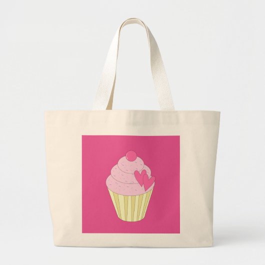 Grand Tote Bag Gâteau décoré illusima (Devant)