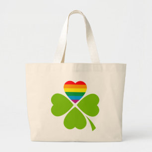 Grand Tote Bag Gay Lucky Clover