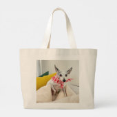 Grand Tote Bag géant de la perle à tarte fourre-tout (Dos)