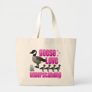 Grand Tote Bag Geese, Love & Understanding