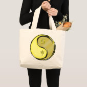 Grand Tote Bag Gémeaux & Singe de métal (Devant (produit))
