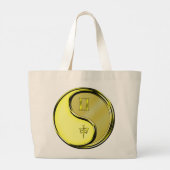 Grand Tote Bag Gémeaux & Singe de métal (Dos)