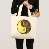 Grand Tote Bag Gemini & Earth Dragon (Devant (produit))
