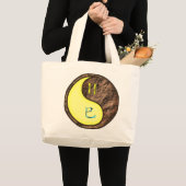 Grand Tote Bag Gemini et Serpent de Terre (Devant (produit))