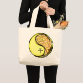 Grand Tote Bag Gemini & Fire Horse (Devant (produit))