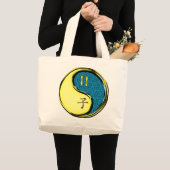 Grand Tote Bag Gemini & Rat d'eau (Devant (produit))