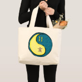 Grand Tote Bag Gemini & Water Boar (Devant (produit))