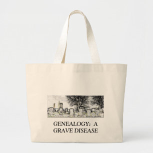 GRAND TOTE BAG GÉNÉALOGIE : UNE MALADIE GRAVE