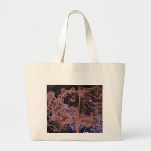 Grand Tote Bag Géode lisse Brown poli