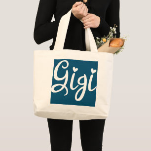 Grand Tote Bag Gigi pour les femmes Fête des mères de grand-mère 