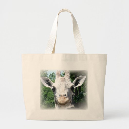 Grand Tote Bag girafe souriant (Devant)