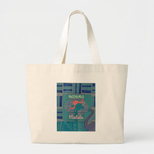 Grand Tote Bag Giraffe Art Joueuse : Un Plaisir Africain