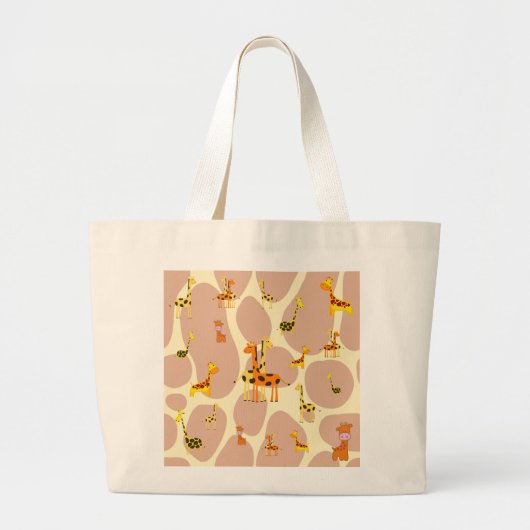 Grand Tote Bag Giraffes (Devant)