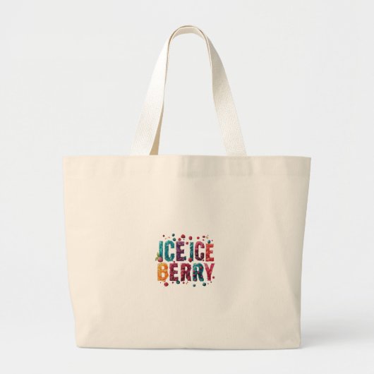 Grand Tote Bag Glace, Berry Glace (Devant)