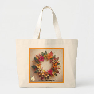 Grand Tote Bag "Glam d'or de Noël"