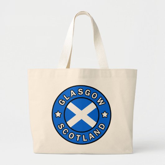 Grand Tote Bag Glasgow Écosse (Devant)