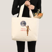Grand Tote Bag Globe not Flat (Devant (produit))