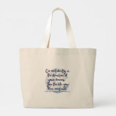 Grand Tote Bag Go Confidently Water Tumbler (Dos)
