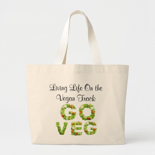 Grand Tote Bag Go Veg (Devant)