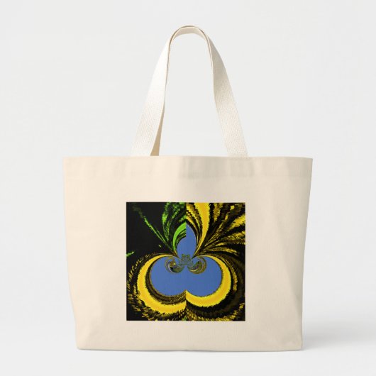 Grand Tote Bag Gold Blue (Devant)