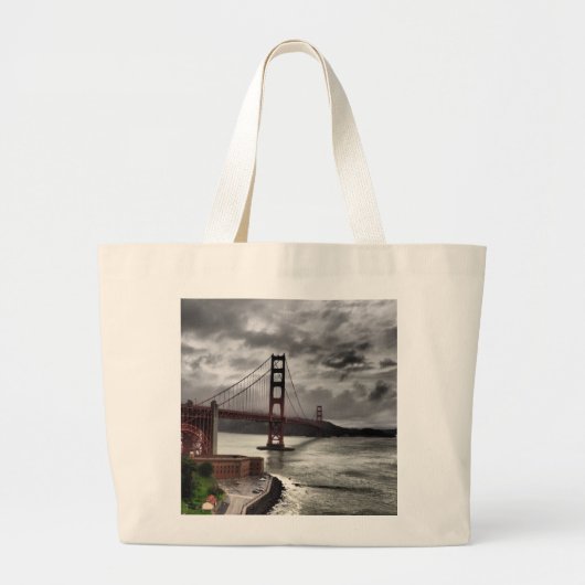 Grand Tote Bag Golden gate bridge (Devant)