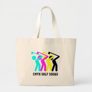 Grand Tote Bag Golfer CMYK élégant