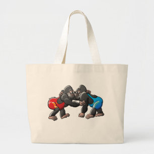 Grand Tote Bag Gorilles de lutte