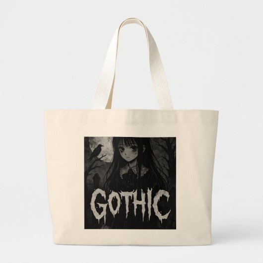 Grand Tote Bag gothic teen bag (Devant)