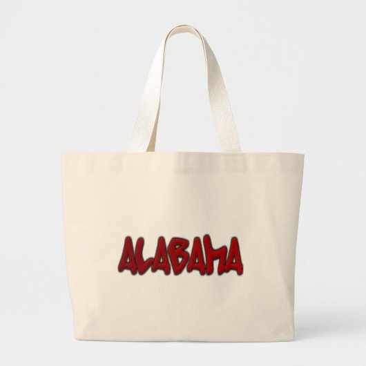 Grand Tote Bag Graffiti Alabama (Devant)