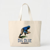 Grand Tote Bag Grand bleu (Devant)
