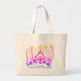 Grand Tote Bag Grande Fourre-tout avec 2021 WITW Artwork - Couleu