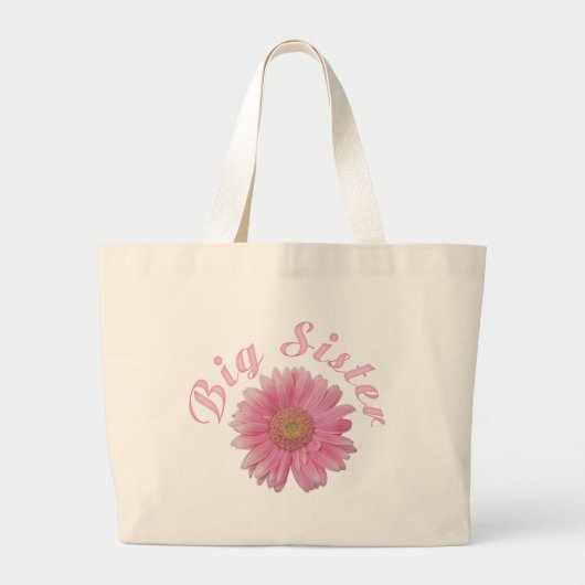 Grand Tote Bag Grande soeur de Gerbera (Devant)