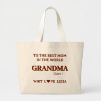 Grandma maman personnalisée Script maman