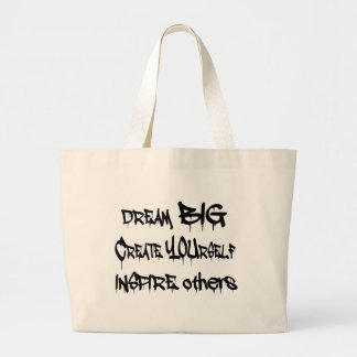 Grand Tote Bag Grands rêveurs se créent inspirent d'autres noirs