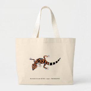 Grand Tote Bag Graphique - GECKO - Animal en voie de disparition