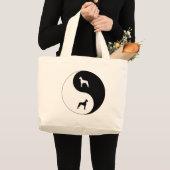 Grand Tote Bag Great dane Yin Yang (Devant (produit))
