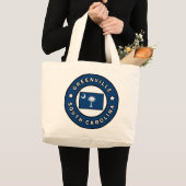 Grand Tote Bag Greenville Caroline du Sud (Devant (produit))