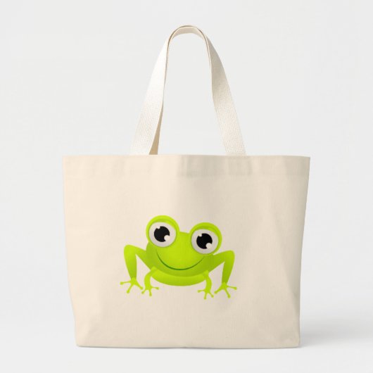 Grand Tote Bag Grenouille de bébé (Devant)