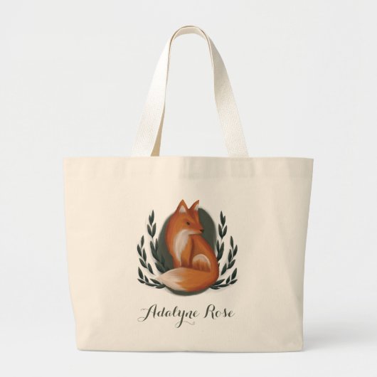 Grand Tote Bag Grossiste du renard boisé (Devant)