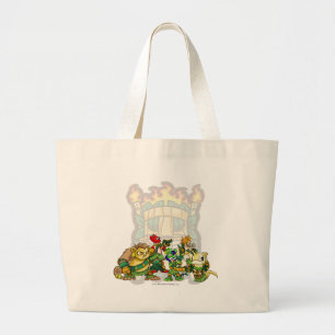 Grand Tote Bag Groupe d'île de mystère d'équipe