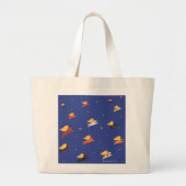 Grand Tote Bag Groupe of flying dogs Stephen Huneck (Devant)
