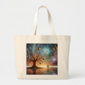 Grand Tote Bag Grove des gardiens du temps (Devant)