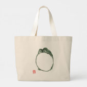 Grand Tote Bag Grumpy Grenouille japonaise crapaud 19ème siècle (Dos)