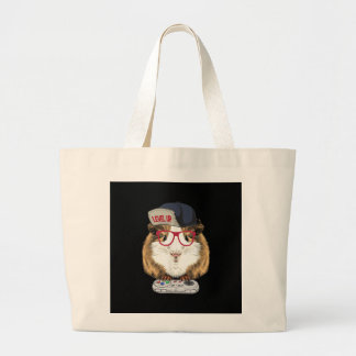 Grand Tote Bag Guinéen Pig Vidéo Jeu Faune Animal animal