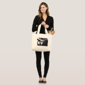 Grand Tote Bag Guitare (Devant (modèle))