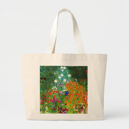 Grand Tote Bag Gustav Klimt , “ Farmhouse garden ” (Devant)