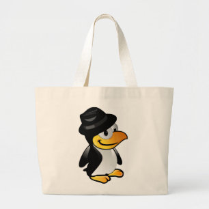 GRAND TOTE BAG HABILLÉ VERS LE HAUT PENGUIN