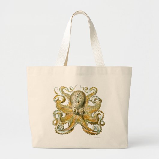 Grand Tote Bag Haeckel Octopus (Devant)