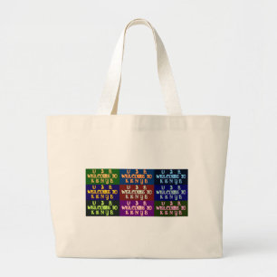 Grand Tote Bag Hakuna Matata Bienvenue au Kenya.png